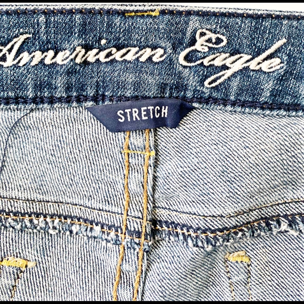 American Eagle Denim Skinny Jeans Size 6 - Picture 3 of 7
